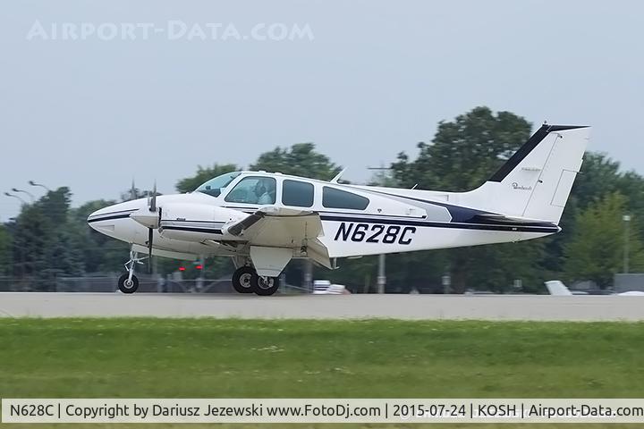 N628C, 1977 Beech 95-B55 (T42A) Baron C/N TC-2052, Beech 95-B55 Baron  C/N TC-2052, N628C