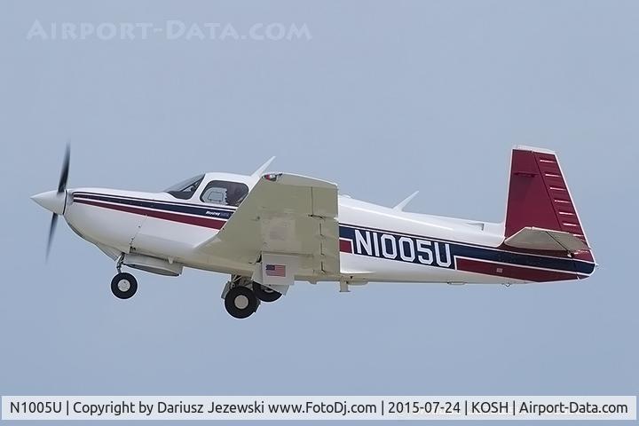 N1005U, Mooney M20K C/N 25-1210, Mooney M20K  C/N 25-1210, N1005U