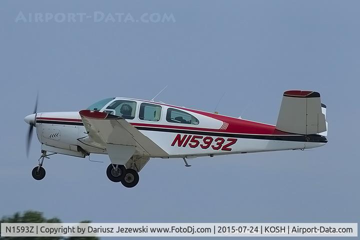 N1593Z, 1961 Beech P35 Bonanza C/N D-6885, Beech P35 Bonanza  C/N D-6885, N1593Z