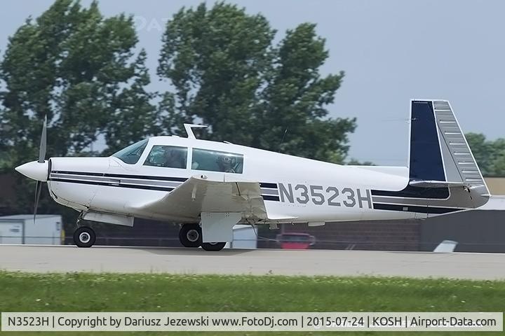 N3523H, 1976 Mooney M20F Executive C/N 22-1434, Mooney M20F Executive  C/N 22-1434, N3523H