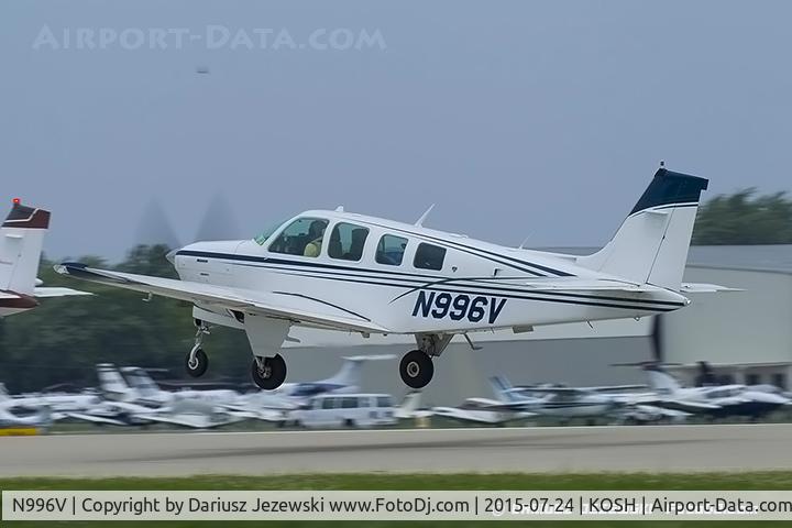 N996V, 1980 Beech A36 Bonanza 36 C/N E-1654, Beech A36 Bonanza 36  C/N E-1654, N996V
