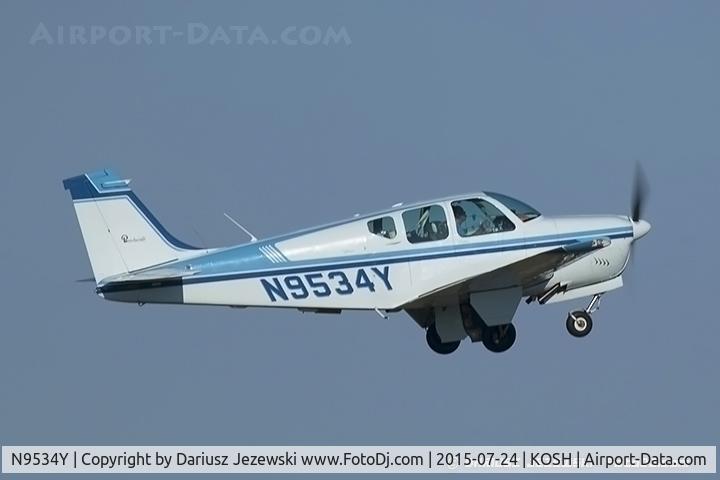 N9534Y, 1962 Beech 35-B33 Debonair C/N CD-556, Beech 35-B33 Debonair  C/N CD-556, N9534Y