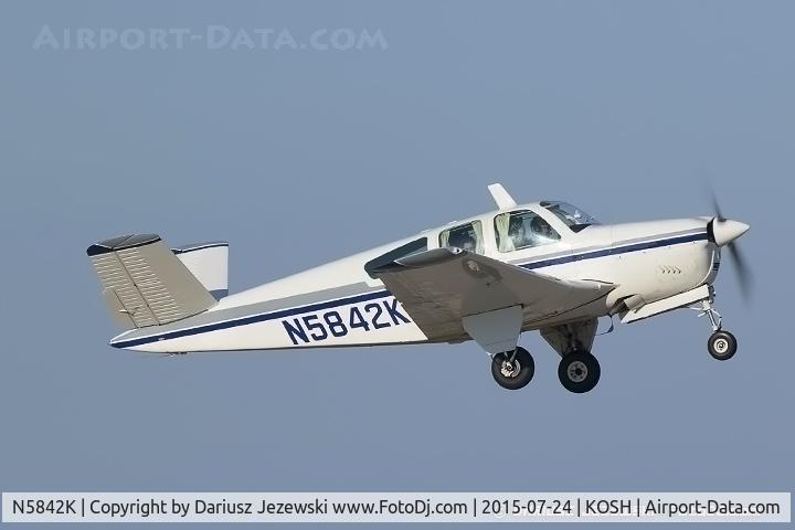 N5842K, 1965 Beech S35 Bonanza C/N D-7853, Beech S35 Bonanza  C/N D-7853, N5842K