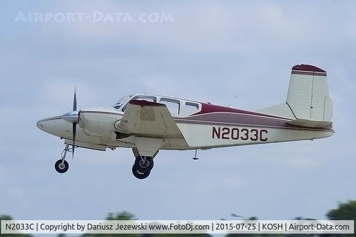 N2033C, 1959 Beech 95 Travel Air C/N TD-203, Beech 95  C/N TD-203, N2033C