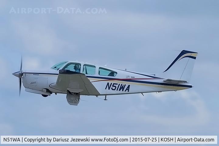 N51WA, 1973 Beech F33A Bonanza C/N CE-452, Beech F33A Bonanza  C/N CE-452, N51WA