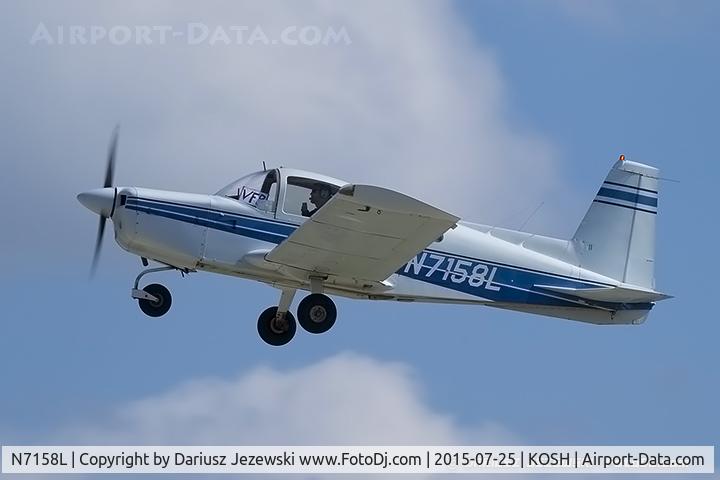 N7158L, 1973 Grumman American AA-5 Traveler C/N AA5-0458, American Aviation AA-5 Traveler  C/N AA5-0458, N7158L