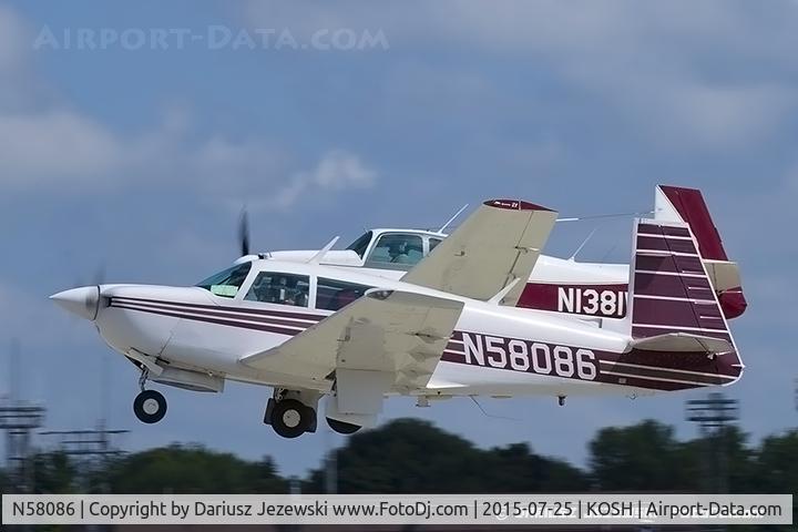 N58086, 1985 Mooney M20J 201 C/N 24-1552, Mooney M20J 201  C/N 24-1552, N58086