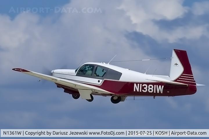 N1361W, 1963 Mooney M20C Ranger C/N 2642, Mooney M20C Ranger  C/N 2642, N1361W