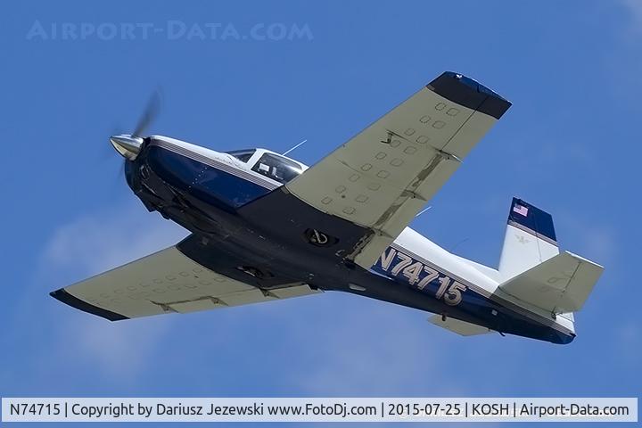 N74715, 1961 Mooney M20B Mark 21 C/N 1715, Mooney M20B Mark 21  C/N 1715, N74715