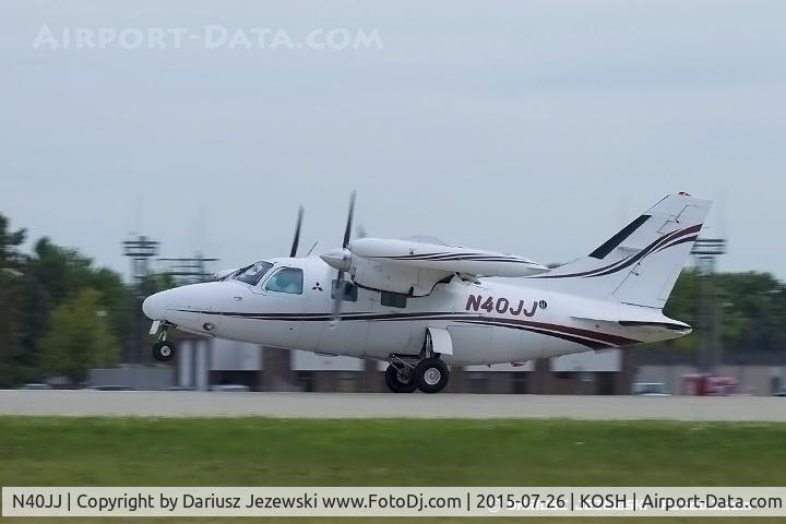 N40JJ, Mitsubishi MU-2B-26A C/N 383, Mitsubishi MU-2B-26A  C/N 383, N40JJ