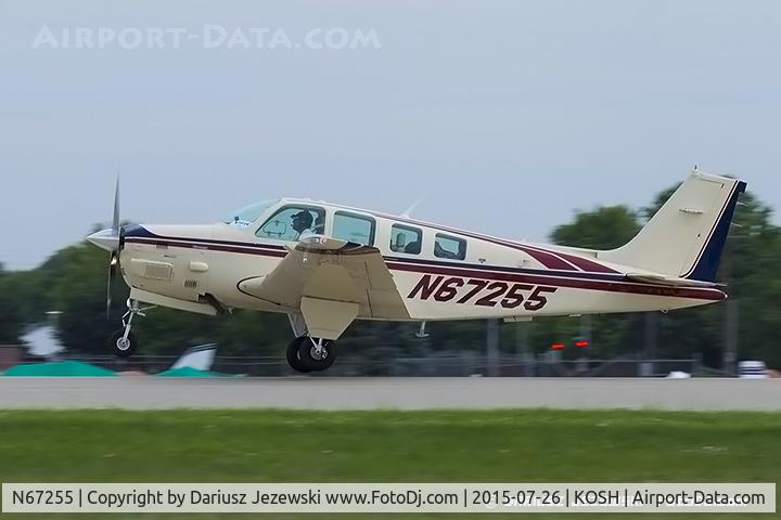 N67255, 1983 Beech B36TC Bonanza C/N EA-374, Beech B36TC Bonanza  C/N EA-374, N67255