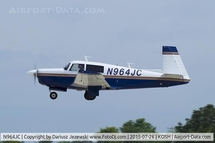 N964JC, 1976 Mooney M20F Executive C/N 22-1355, Mooney M20F Executive  C/N 22-1355, N964JC
