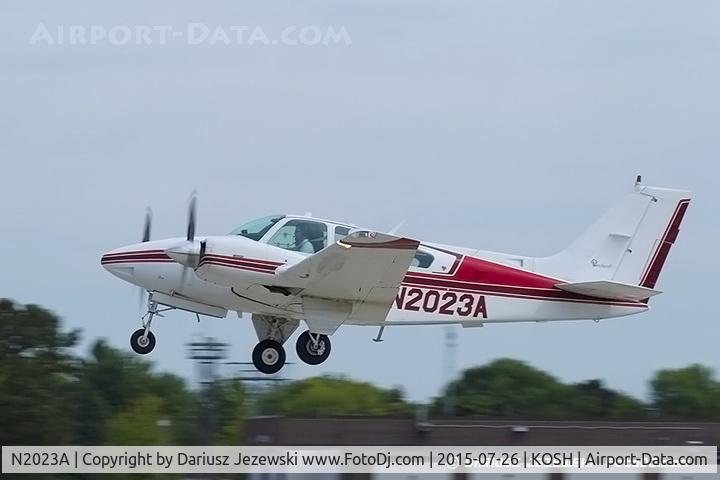 N2023A, 1978 Beech 95-B55 Baron Baron C/N TC-2168, Beech 95-B55 Baron  C/N TC-2168, N2023A