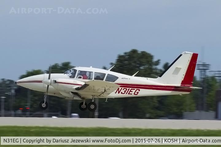 N31EG, 1974 Piper PA-23-250 Aztec C/N 27-7554054, Piper PA-23-250 Aztec  C/N 27-7554054, N31EG