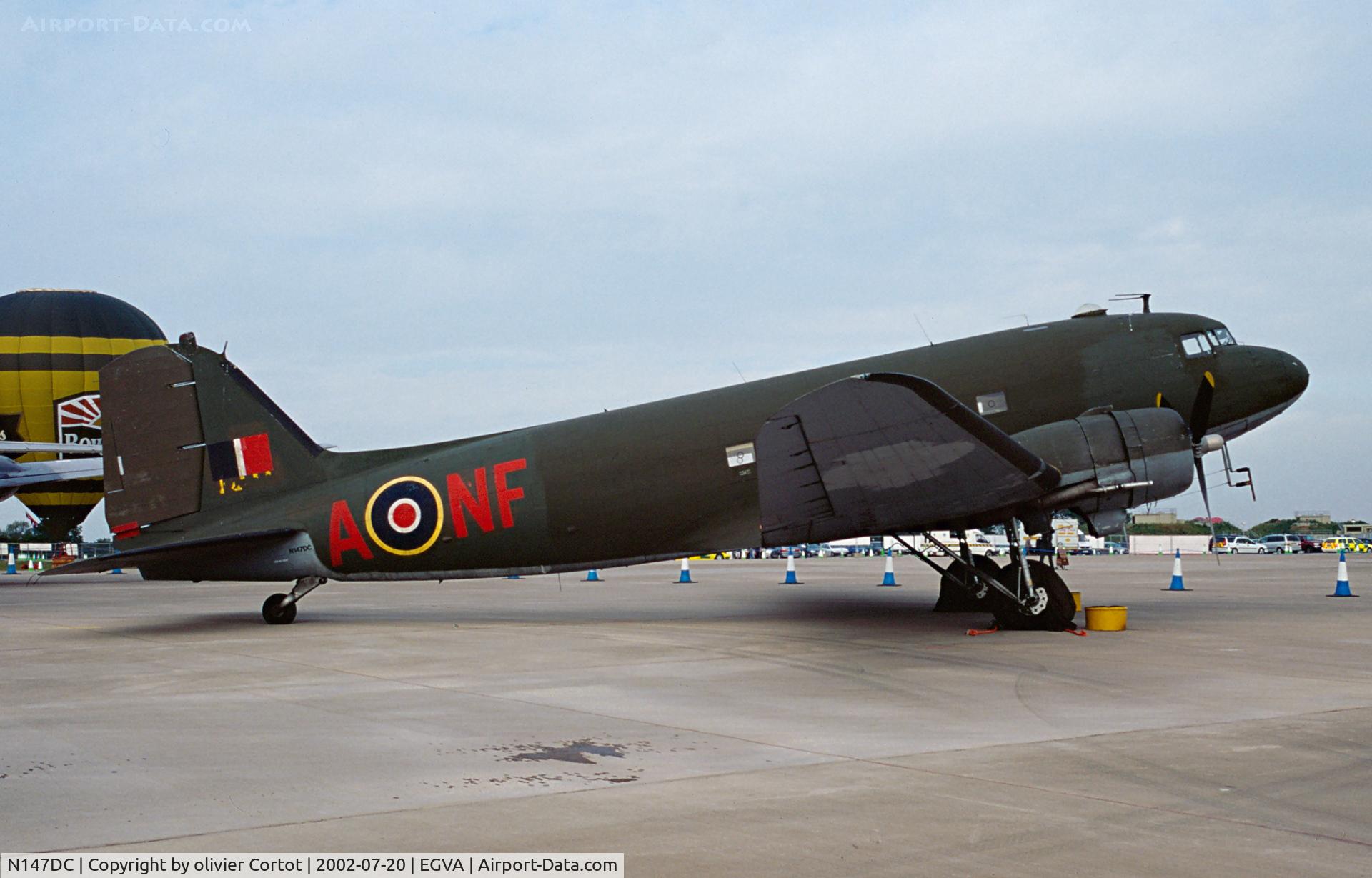 N147DC, 1943 Douglas C-47A-75-DL Skytrain C/N 19347, RIAT 2002