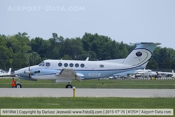 N91RW, 1984 Beech 300 C/N FA-21, Beech B300 Super King Air  C/N 40026/67-14510, N91RW