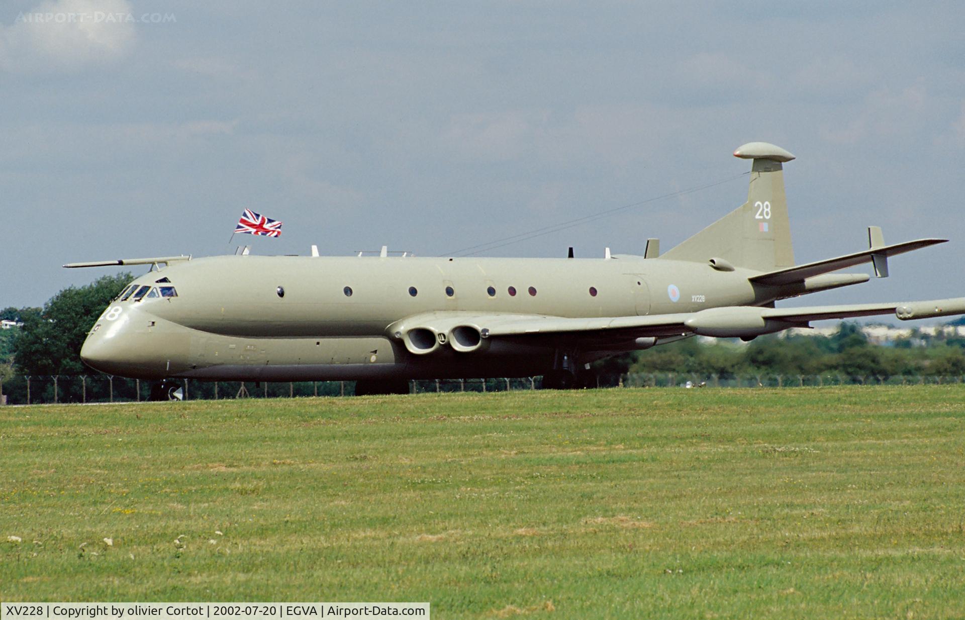 XV228, Hawker Siddeley Nimrod MR.2 C/N 8003, RIAT 2002