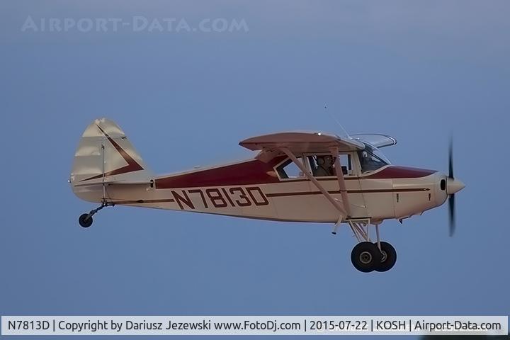 N7813D, 1957 Piper PA-22-150 C/N 22-5459, Piper PA-22-150 Tri-Pacer  C/N 22-5459, N7813D