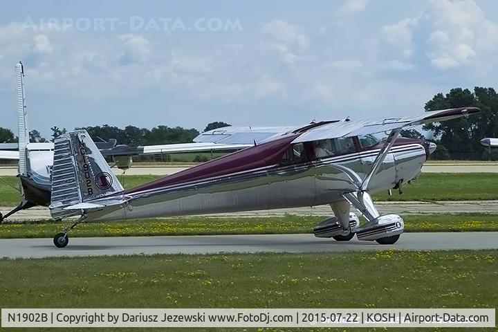N1902B, 1948 Luscombe 8F Silvaire C/N 6329, Luscombe 8F Silvaire Deluxe  C/N 6329, NC1902B