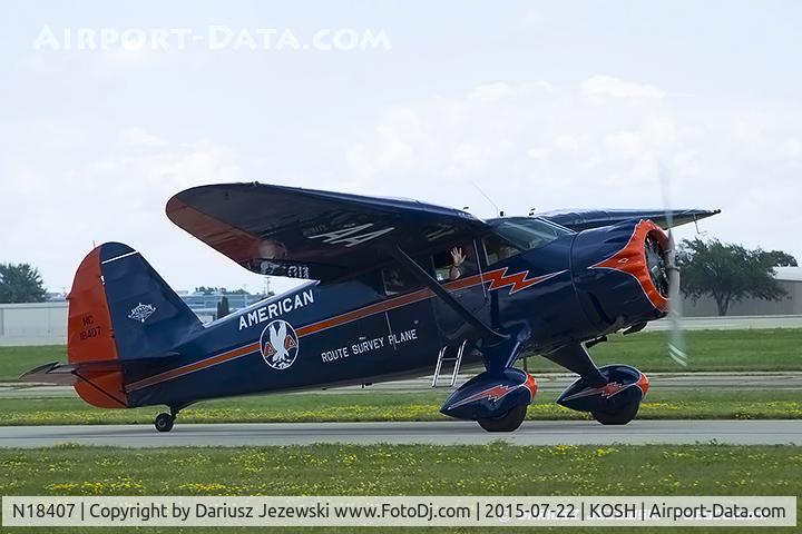 N18407, 1937 Stinson SR-9C Reliant C/N 5313, Stinson SR-9C Reliant  C/N 5313, NC18407