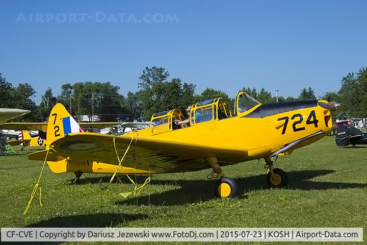 CF-CVE, 1941 Fairchild (Fleet) PT-26A Cornell II C/N FV724, Fairchild (Fleet) PT-26A Cornell II  C/N FV724, CF-CVE