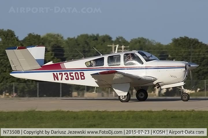 N7350B, 1954 Beech E35 C/N D-3813, Beech E35 Bonanza  C/N D-3813, N7350B