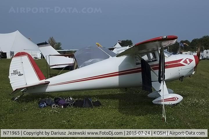N71965, 1946 Luscombe Silvaire 8A C/N 3392, Luscombe 8A Silvaire  C/N 3392, NC71965