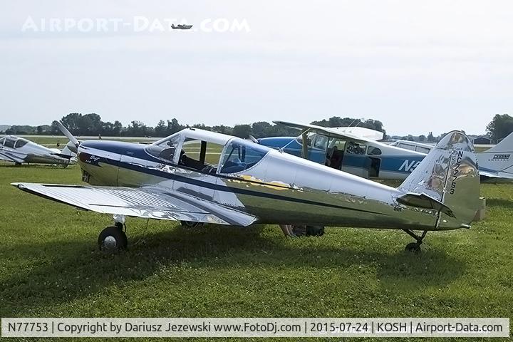 N77753, 1948 Temco GC-1B Swift C/N 3525, Temco GC-1B Swift  C/N 3525, N77753