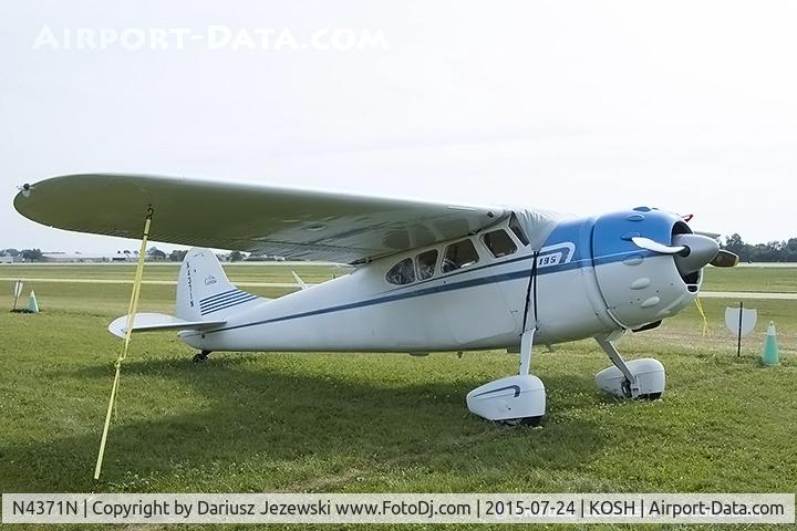 N4371N, 1947 Cessna 195 C/N 7035, Cessna 195  Businessliner  C/N 7035, N4371N