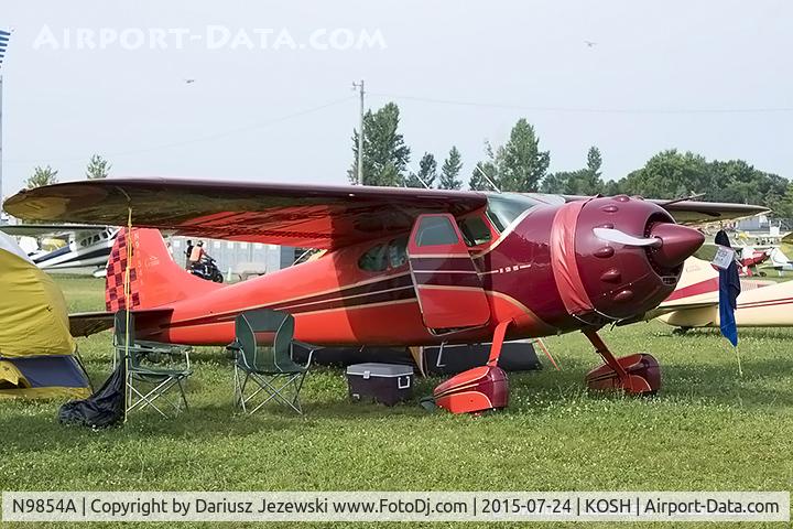 N9854A, 1952 Cessna 190 C/N 7547, Cessna 190  C/N 7547, N9854A