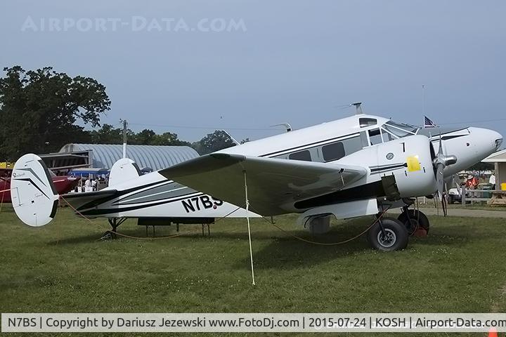 N7BS, 1954 Beech E18S C/N BA-18, Beech E18S  C/N BA-18, N7BS