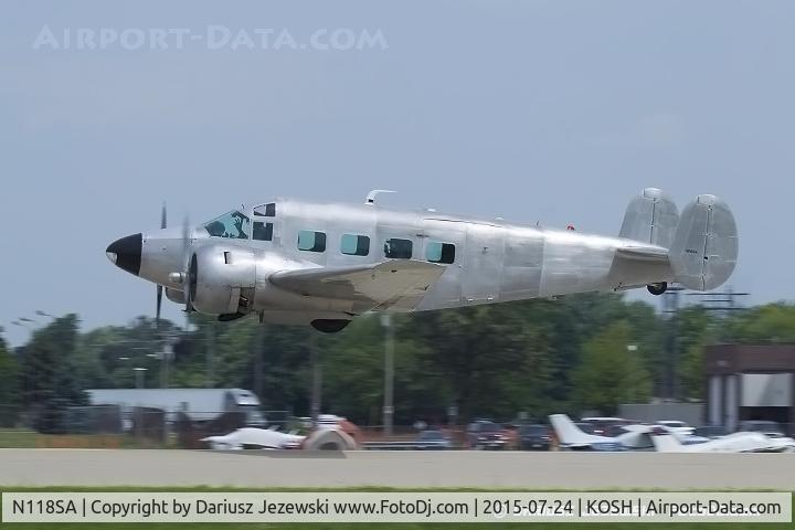 N118SA, 1954 Beech E18S C/N BA-14, Beech E18S  C/N BA-14, N118SA