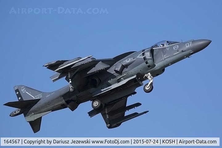 164567, McDonnell Douglas AV-8B Harrier II C/N 252, AV-8B Harrier 164567 EH-54 from VMM-264 