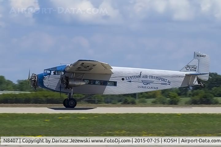 N8407, 1929 Ford 4-AT-E Tri-Motor C/N 69, Ford 4-AT-E Trimotor  C/N 69, NC8407
