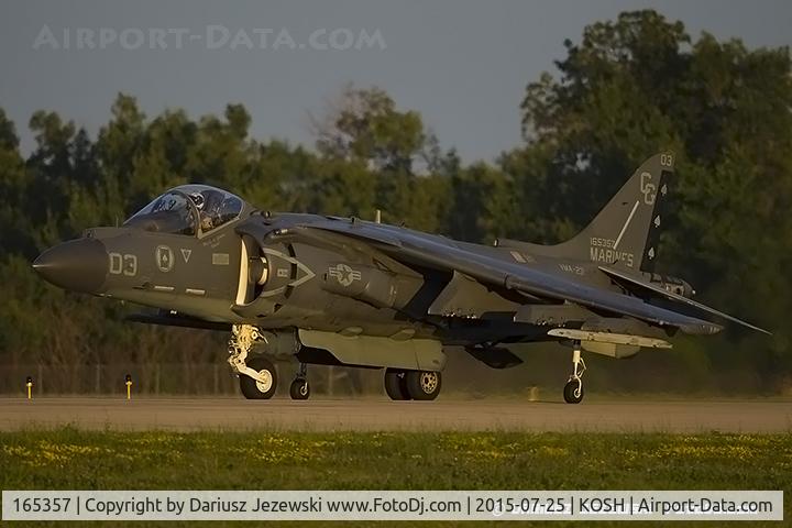 165357, McDonnell Douglas AV-8B Harrier II C/N B274, AV-8B Harrier 165357 CG-03 from VMA-231 