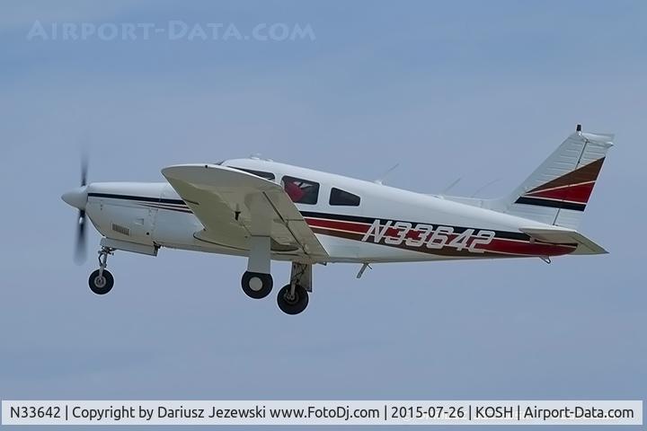 N33642, 1975 Piper PA-28R-200 Arrow II C/N 28R-7535166, Piper PA-28R-200 Arrow II  C/N 28R-7535166, N33642