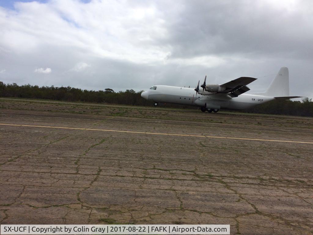 5X-UCF, 1975 Lockheed L-100-30 Hercules (L-382G) C/N 382-4610, FAFK Fisantekraal Cape Town South Africa 22/08/17