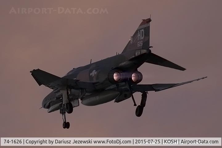 74-1626, McDonnell Douglas QF-4E Phantom II C/N 4856, QF-4E Phantom 74-0626 TD from 82nd ATRS 53rd WG Tyndall AFB, FL