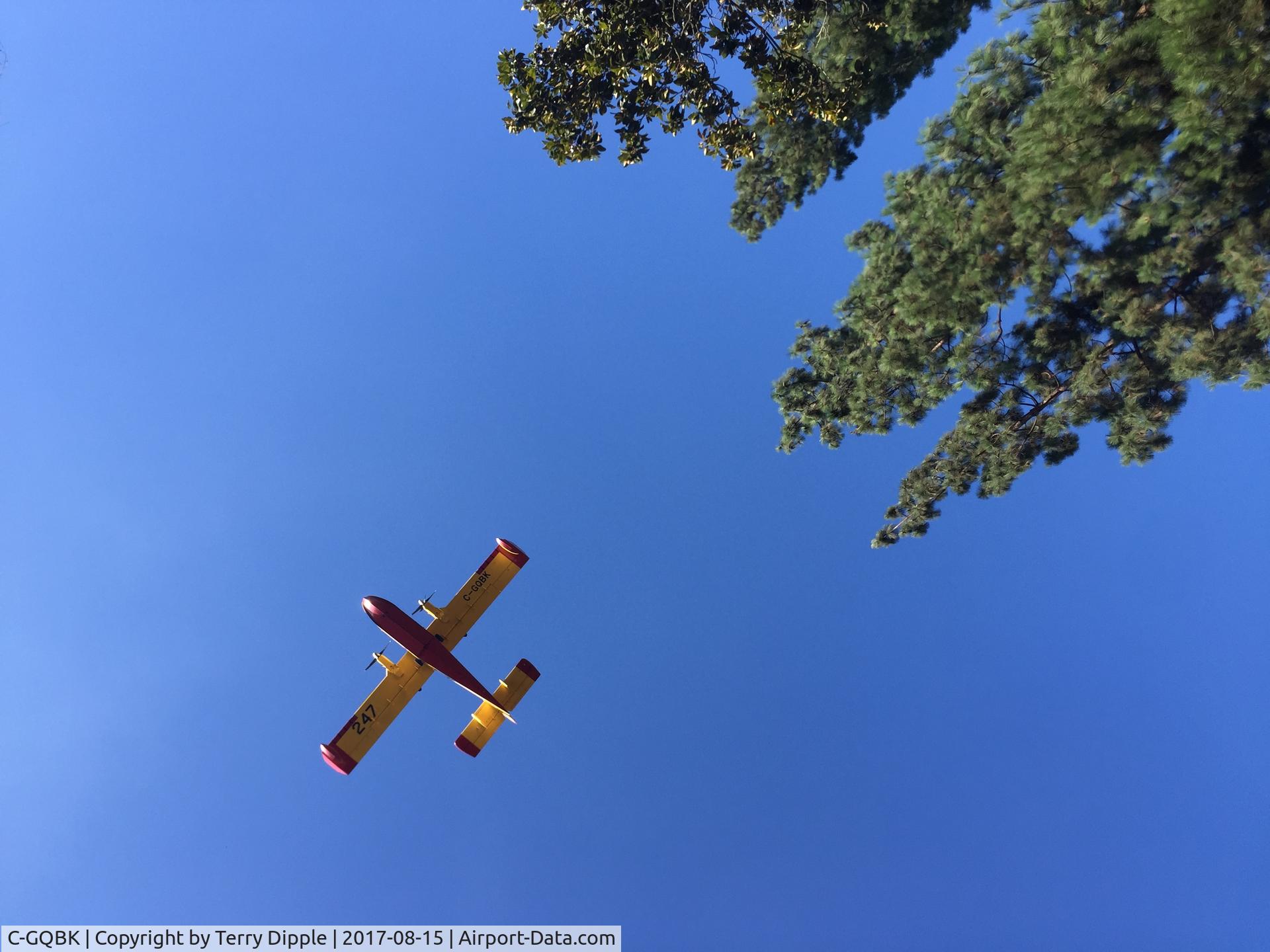 C-GQBK, 1996 Canadair CL-215-6B11 CL-415 C/N 2026, Flew over my house is Southern California.