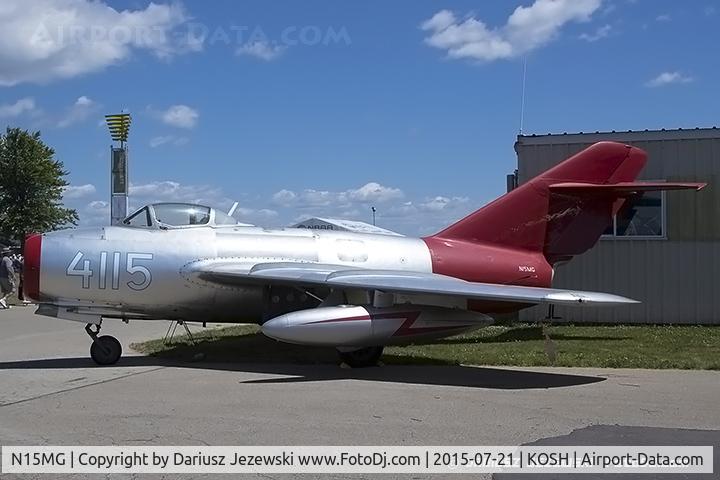 N15MG, 1954 Mikoyan-Gurevich MiG-15bis C/N 1411, Mikoyan-Gurevich MiG-15BIS  C/N 1411, N15MG