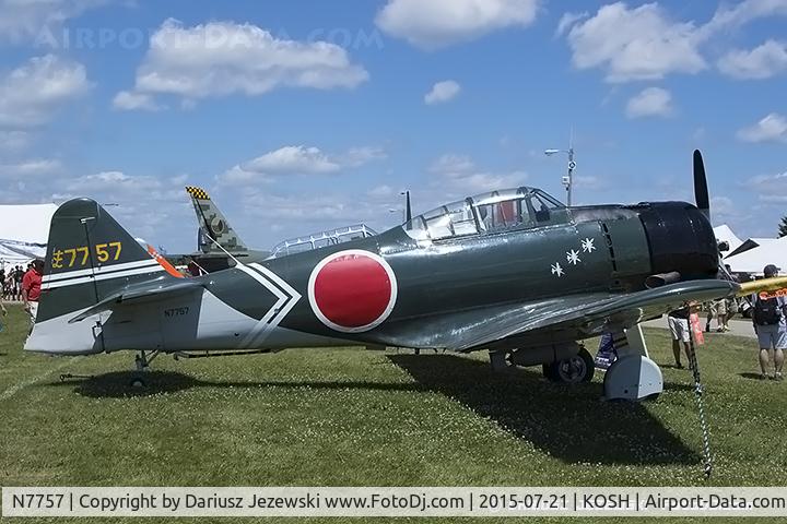N7757, 1952 Canadian Car & Foundry T-6 Harvard Mk.4 C/N CCF4-171, Canadian Car & Foundry Harvard Mk.IV - Zero replica  C/N CCF4-171, N7757