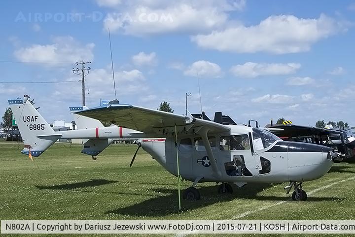 N802A, 1968 Cessna O-2A (M337B) Super Skymaster Super Skymaster C/N 337M-0174, Cessna M337B (O-2A Super Skymaster)  C/N 337M0174 - Robert Shafer, N802A