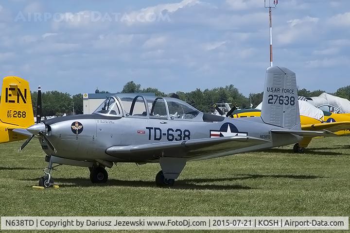 N638TD, 1953 Beech T-34A (A45) Mentor Mentor C/N G-286, Beech A45 (T-34A) Mentor  C/N G-286, N638TD