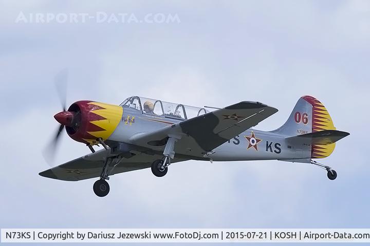 N73KS, 2001 Yakovlev (Aerostar) Yak-52TW C/N 0112230, Yakovlev (Aerostar) Yak-52TW  C/N 112230, N73KS