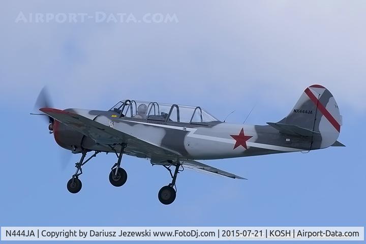 N444JA, 1993 Yakovlev (Aerostar) Yak-52 C/N 9311613, Yakovlev (Aerostar) Yak-52  C/N 9311613, N444JA