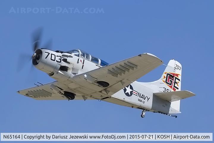 N65164, 1955 Douglas EA-1E Skyraider AD-5W C/N 55-471DH, Douglas EA-1E Skyraider  C/N 55-471DH, N65164