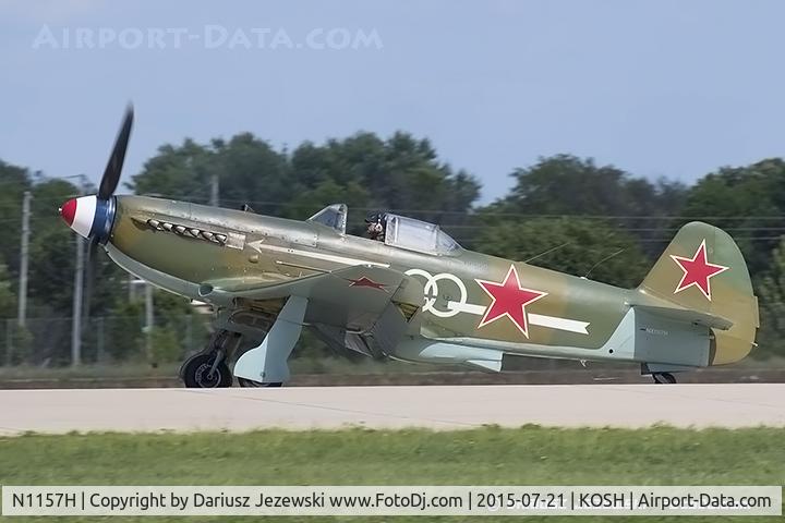 N1157H, 1994 Yakovlev Yak-9U-M C/N 0470402, Yakovlev Yak-9U-M  C/N 470402, NX1157H