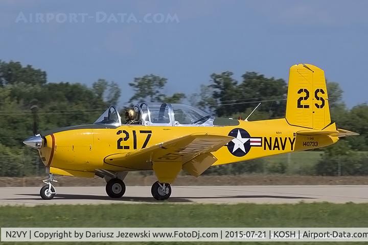 N2VY, 1955 Beech D-45 (T-34B) Mentor C/N BG-67, Beech D45 (T-34B) Mentor  C/N BG-67, N2VY