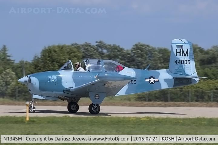 N134SM, 1957 Beech T-34B Mentor C/N BG-312, Beech D45(T-34B) Mentor  C/N BG-312, N134SM