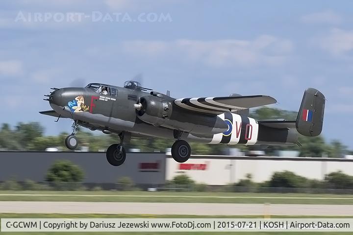 C-GCWM, 1945 North American B-25J Mitchell Mitchell C/N 108-47734, North American B-25J Mitchell 